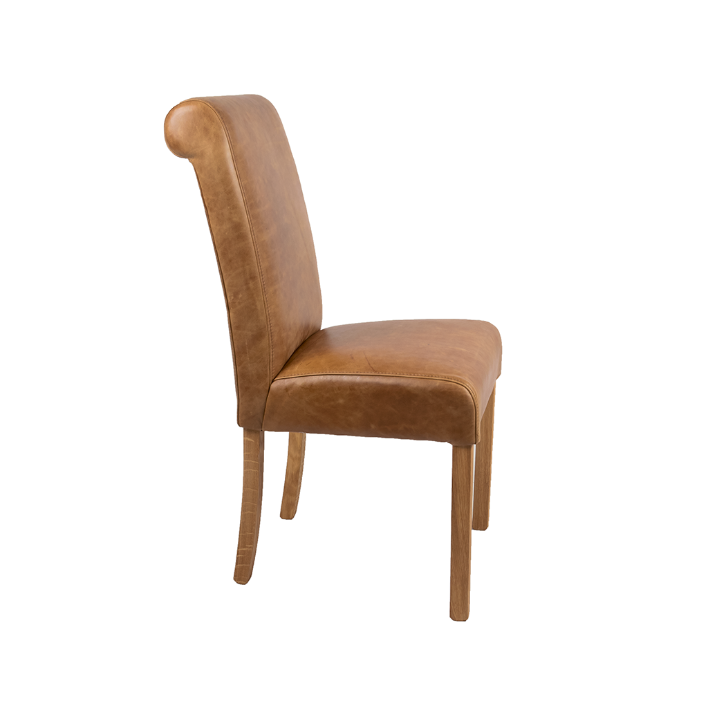 Country Baby Rollback Dining Chair Brown Cerato